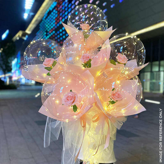24 Inch BOBO Balloon With LED & Stick
