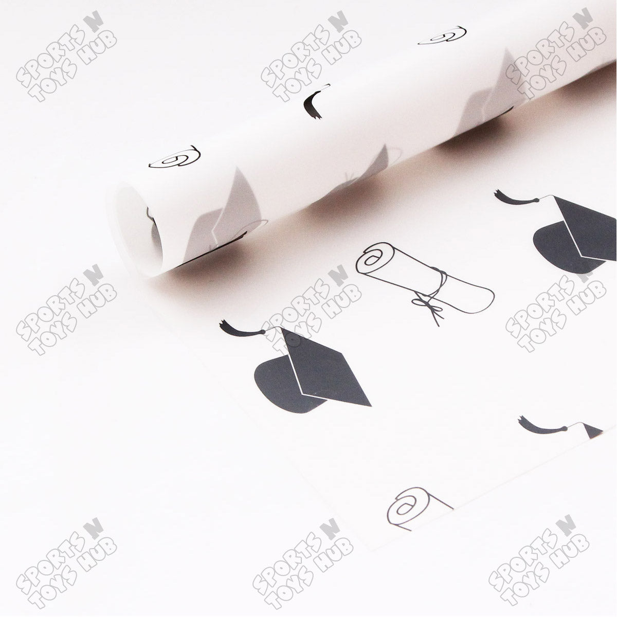 Graduation Cap & Degree Printed Translucent Sheets for Floral Wrapping or Gif Wrapping
