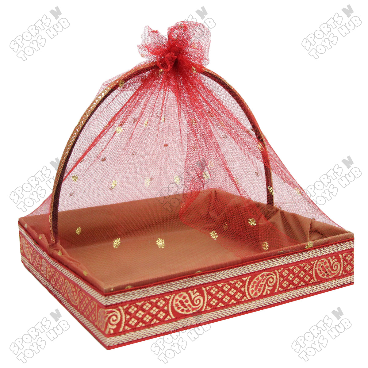 Fancy Net Red Gift Basket Set Collection