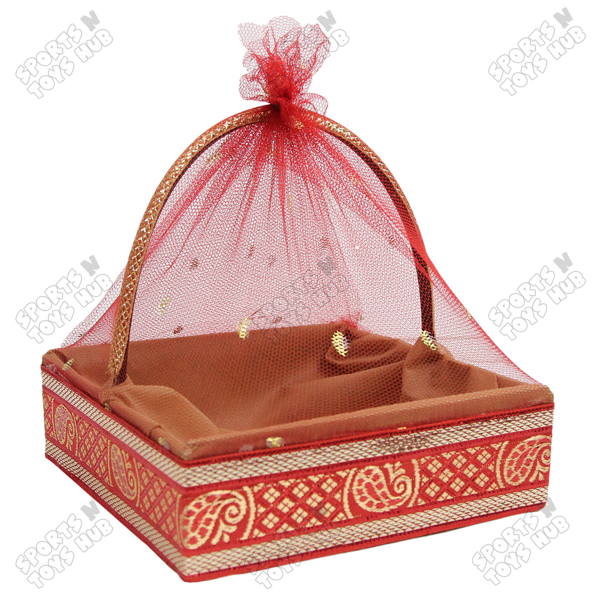 Fancy Net Red Gift Basket Set Collection