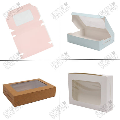Window Brownie Box 6x9x2 Inch - Pack Of 10