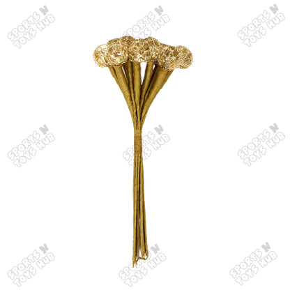 Artificial Crystal Ball Flower Multipurpose for Gift Packing or Baskets Decorations