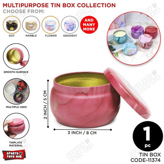 Tin Gradient Pattern Multipurpose Box