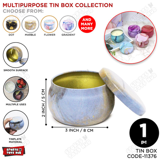 Tin Gradient Pattern Multipurpose Box