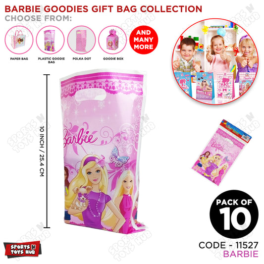 Barbie Goodies Gift Bags - 10 Pcs
