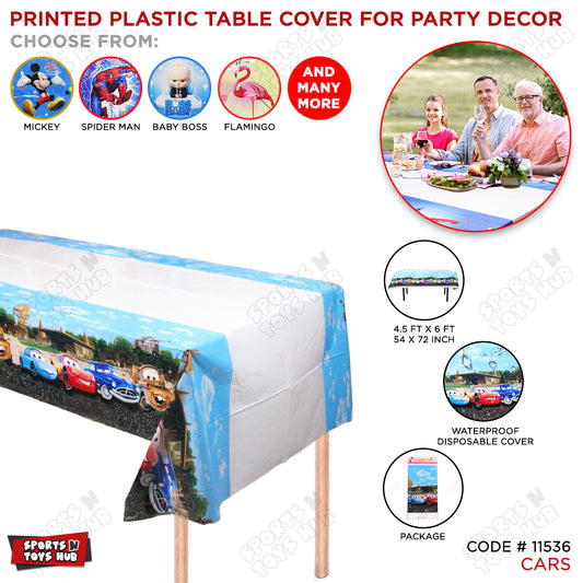 Cars Printed Table Cover