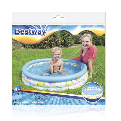 Bestway 3.3 Ft  Inflatable Ocean Life Swimming Pool For Kids - 51008