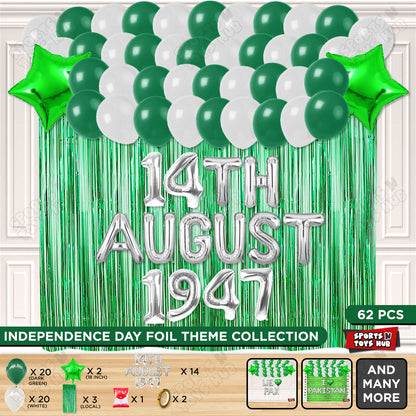 14 August 1947 Foil Letters Theme Collection