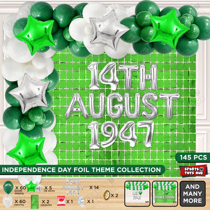 14 August 1947 Foil Letters Theme Collection