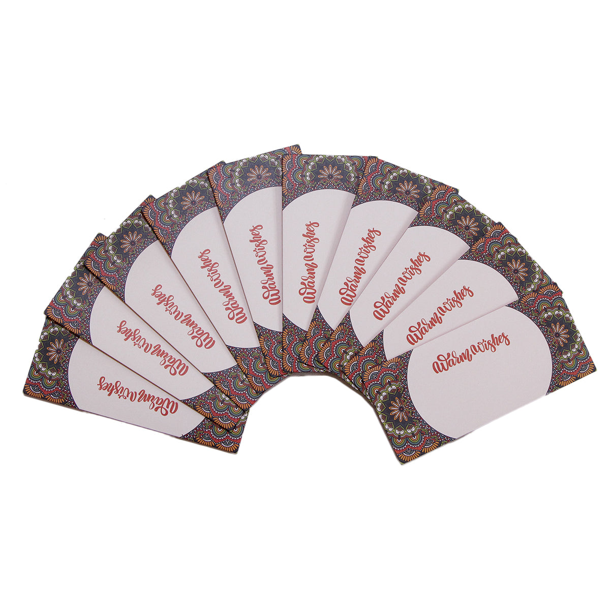 Warm Wishes Flower Pattern Money Envelope