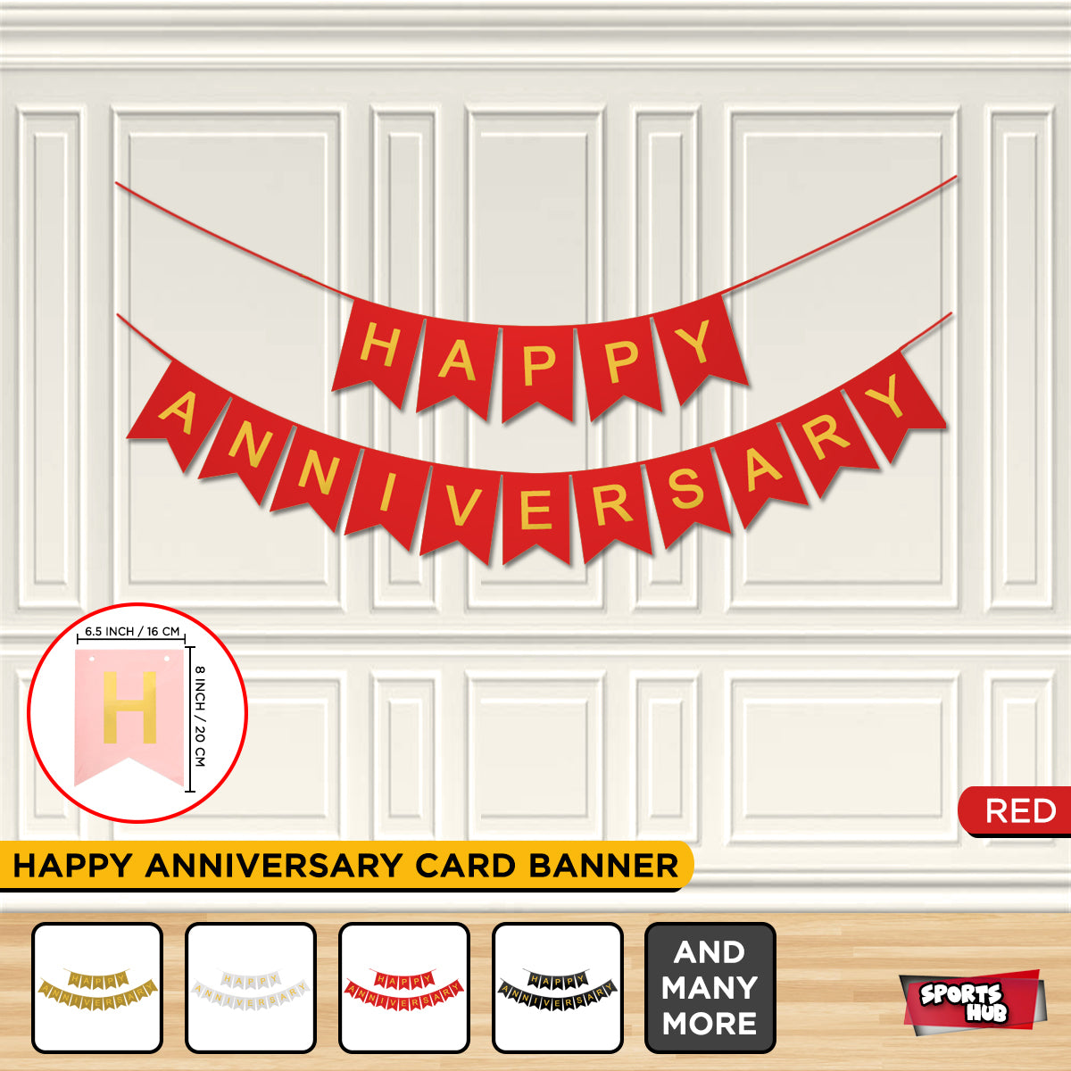 Happy Anniversary Card Banner Collection