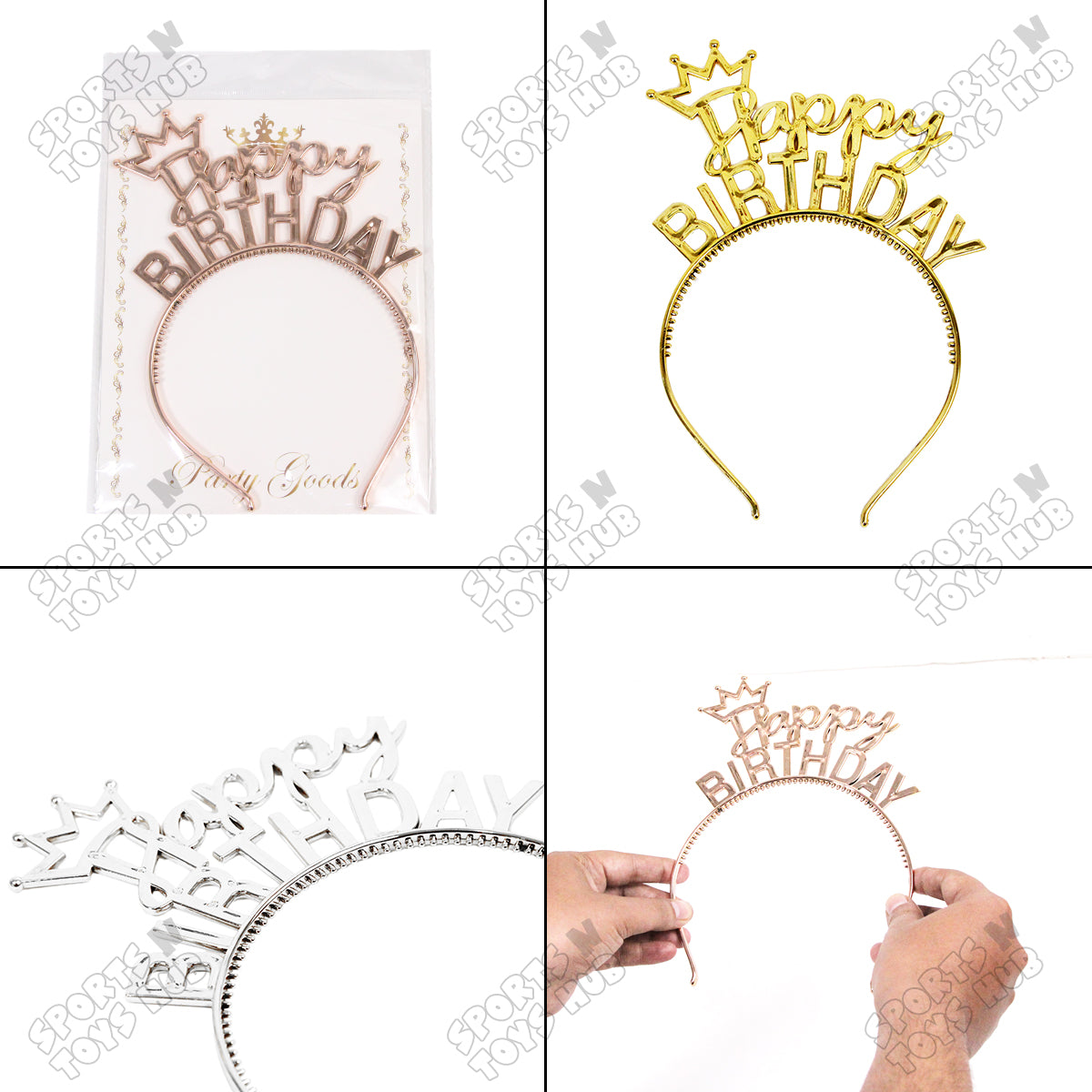 Happy Birthday Hairband Crown Collection