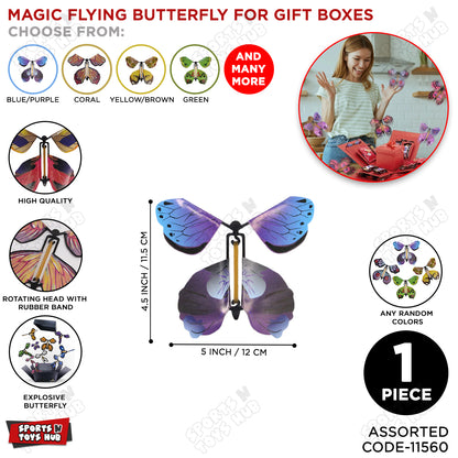 Magic Flying Flutter Explosive Surprise Butterflies For Gift Box & Gift Cards - Random Colors