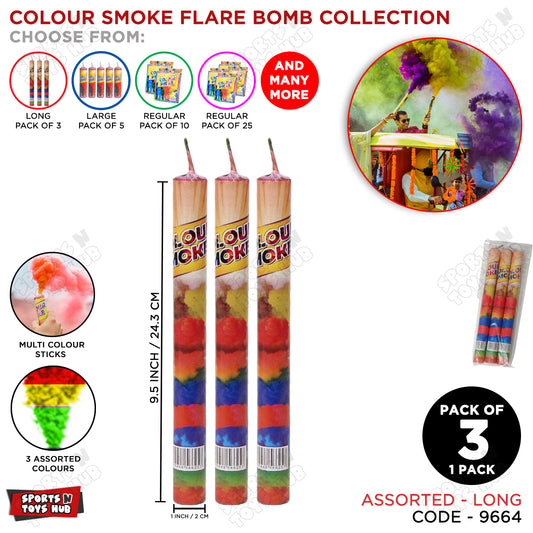 9.5 Inch Multi Color Smoke Collection