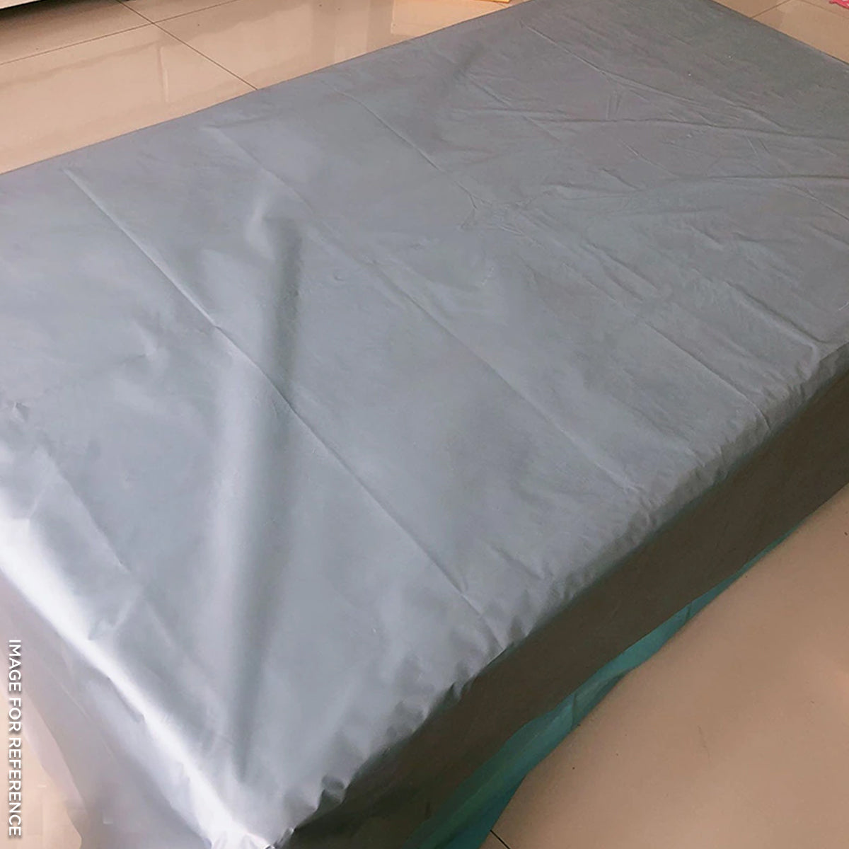 Grey Color Plastic Table Cover