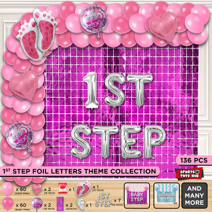 1st Step Foil Letter Arch Theme