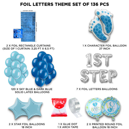 1st Step Foil Letter Arch Theme