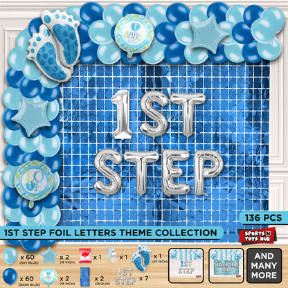 1st Step Foil Letter Arch Theme
