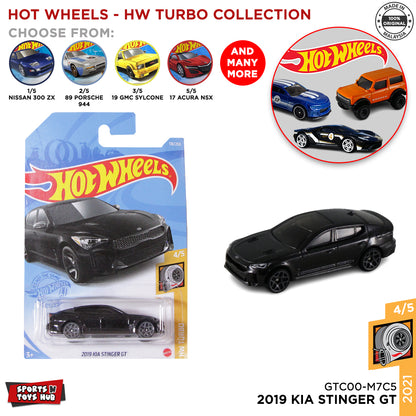 Hot Wheels Diecast 2019 KIA Stinger GT Model Toy Cars
