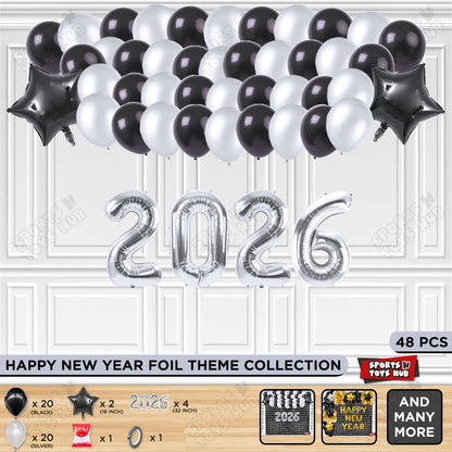 32 Inch - 2026 Foil Number Theme Collection