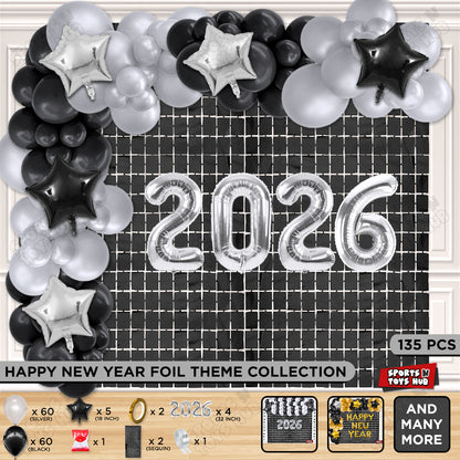 32 Inch - 2026 Foil Number Theme Collection