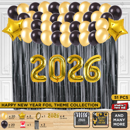 32 Inch - 2026 Foil Number Theme Collection