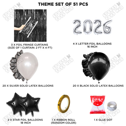 16 Inch - 2026 Number Theme Collection