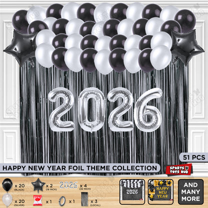 32 Inch - 2026 Foil Number Theme Collection