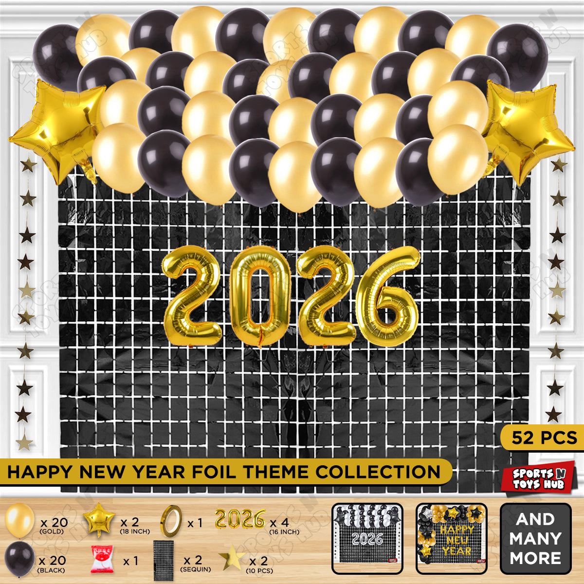 16 Inch - 2026 Number Theme Collection