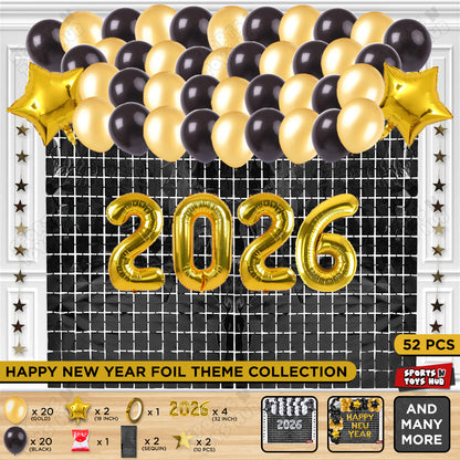 32 Inch - 2026 Foil Number Theme Collection