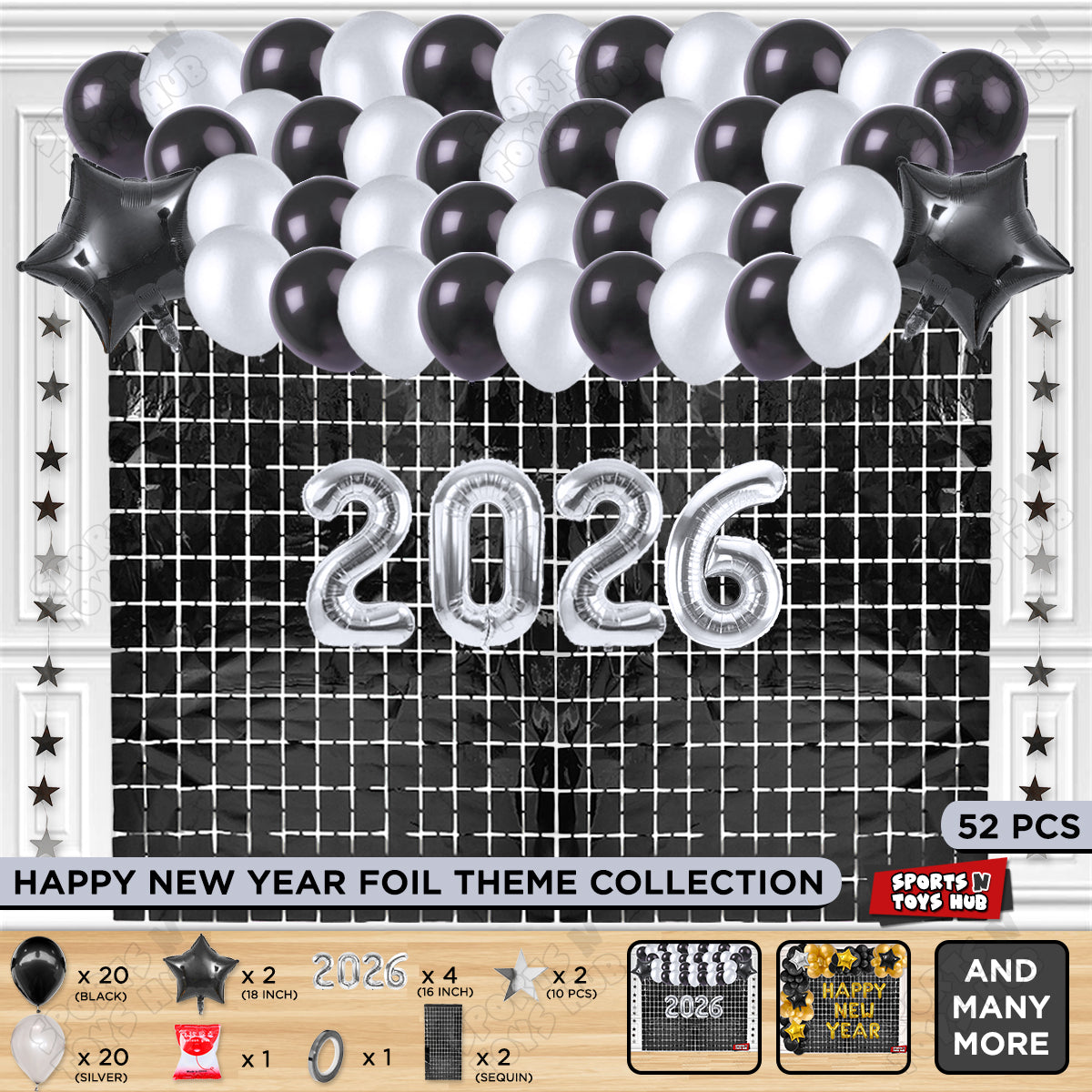 16 Inch - 2026 Number Theme Collection