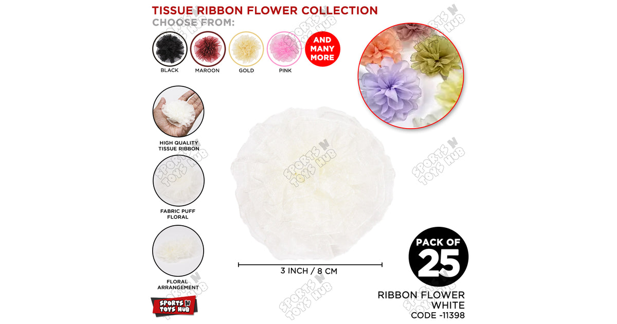 Fb 630 Ribbon Flower Ribbon – Sports n Toys Hub