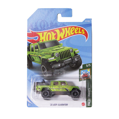 Hot Wheels Diecast 20 Jeep Gladiator HW - Getaways (2021) Series Model Toy Cars