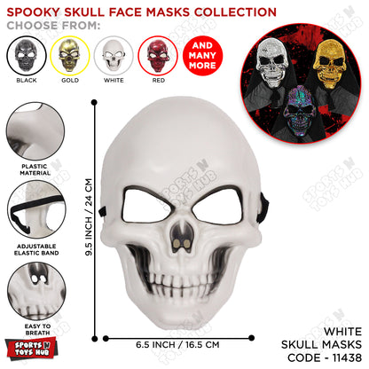 Realistic Skull Shape Masks, Costume Party Face Masks For Adults & Kids