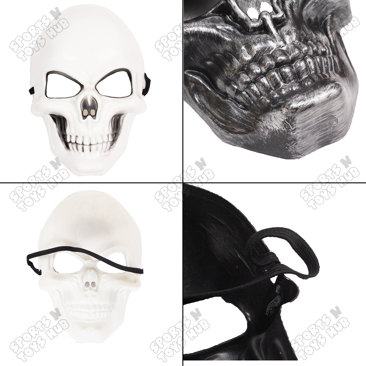 Realistic Skull Shape Masks, Costume Party Face Masks For Adults & Kids