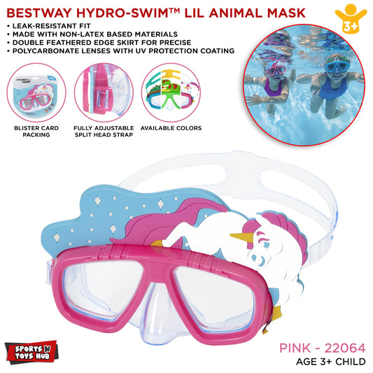 Bestway Hydro Swim Animals Character Kids Goggles - 22064