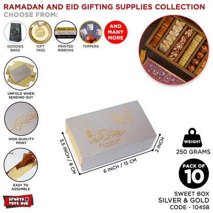 Ramadan Kareem Printed Foil Sweet Box Collection