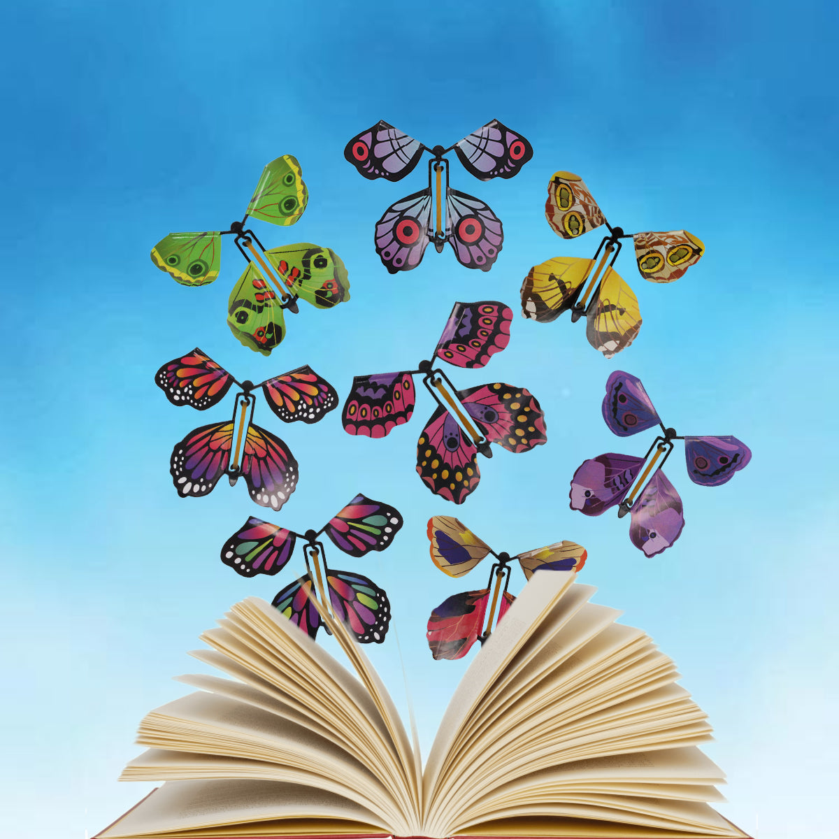 Magic Flying Flutter Explosive Surprise Butterflies For Gift Box & Gift Cards - Random Colors