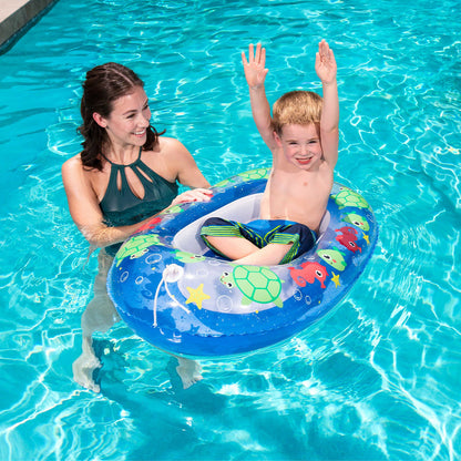 Bestway Inflatable Kiddie Raft Baby Boat Watercraft Inflatable Swim Boat - 34037