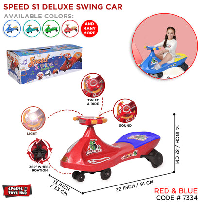 Speed S1 Swing Wiggle Car For Kids Push Car For Toddlers