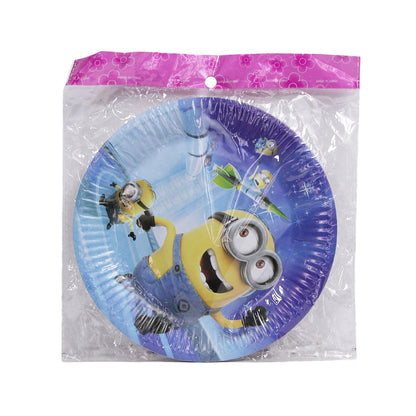 Mi- ni-ons Cartoons Characters Plates