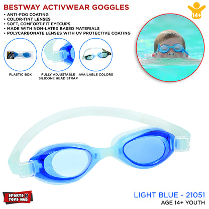 Bestway Eyewear Anti Fog Uv Protection Swimming Goggles - 21051