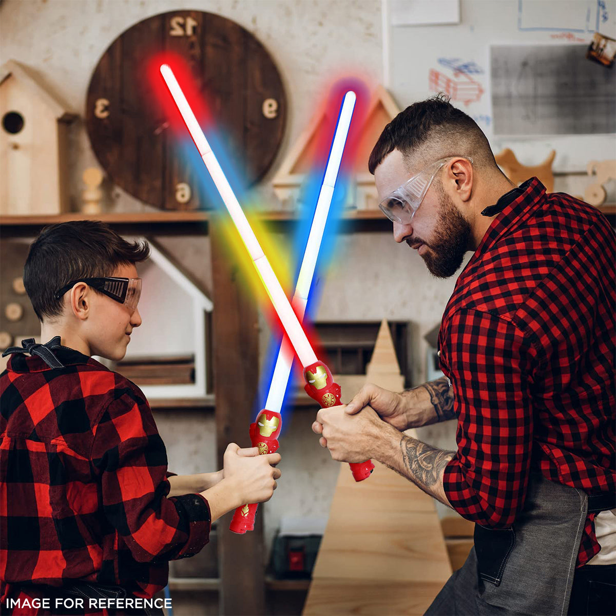 Ironm@n Character LightSaber Swords