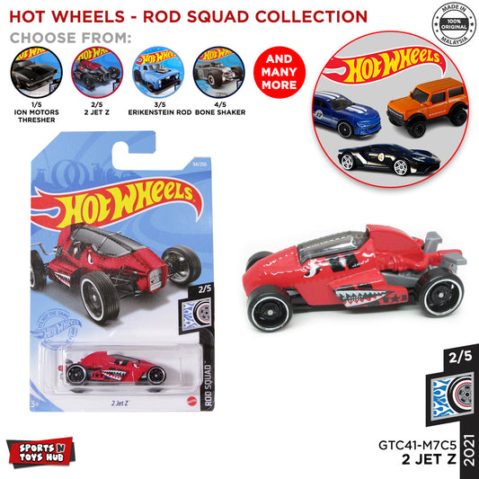 Hot Wheels Diecast 2 Jet Z Rod Squad Series Model Toy Cars