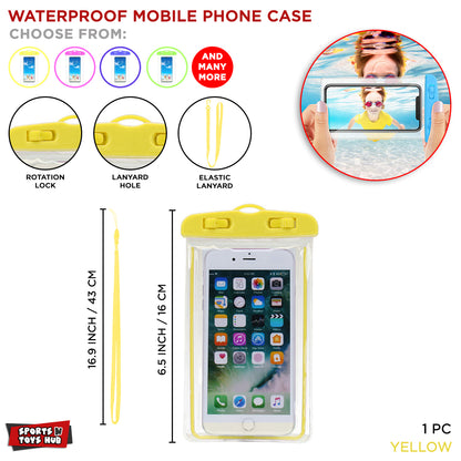 Underwater Waterproof Mobile Pouch – Touchscreen Dry Bag for Phones with Neck Strap