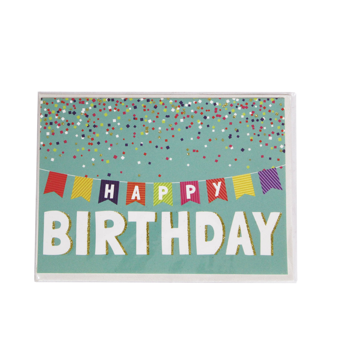 Happy Birthday Printed Banner Greeting Gift Cards