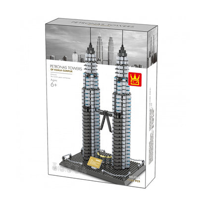 Petronas Twin Towers Construction Building Blocks - 5213