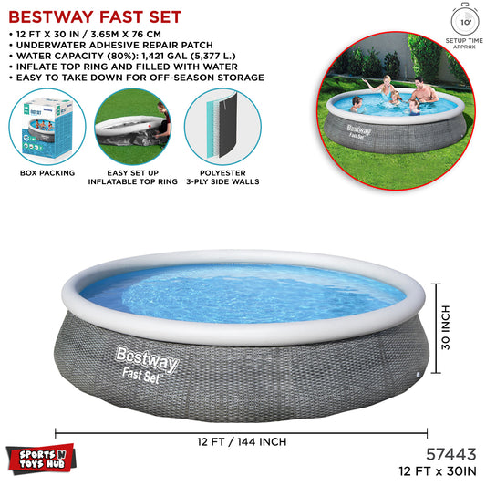 Bestway Fast Set Pools with Filter -  57443