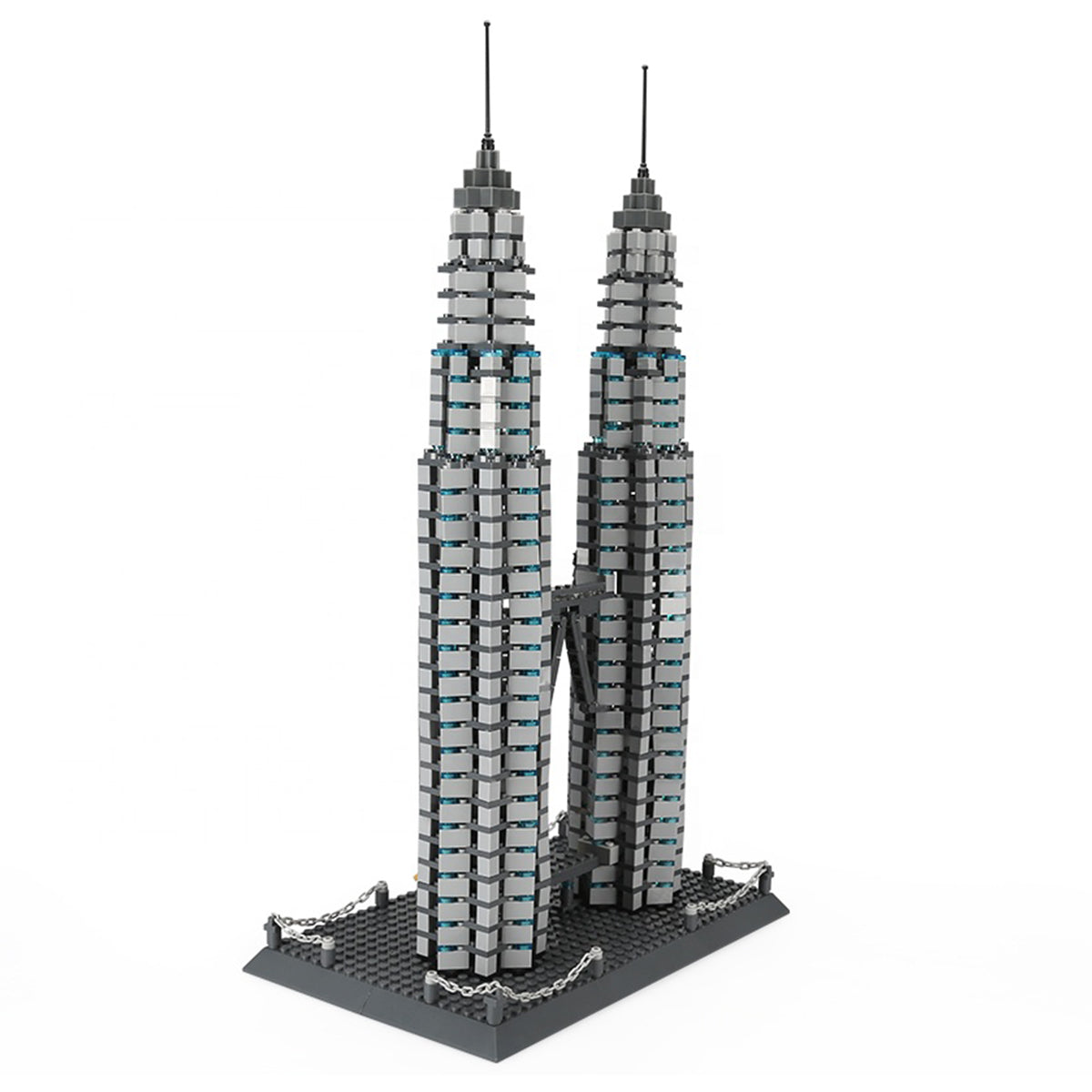 Petronas Twin Towers Construction Building Blocks - 5213