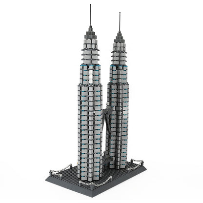 Petronas Twin Towers Construction Building Blocks - 5213